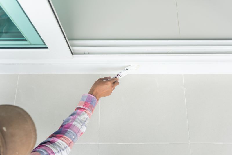 Close-up of Painted Window Frames