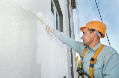 Close-up of Exterior Surface Preparation